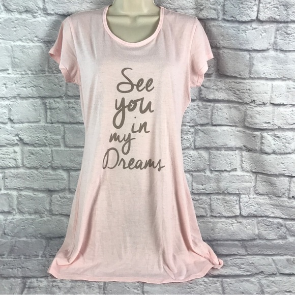 Sleep Pajama Shirt‎ Gold Script - Picture 1 of 5